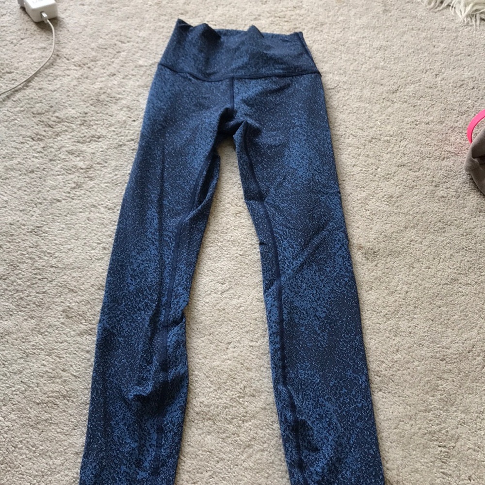 Lululemon blue wonder leggings